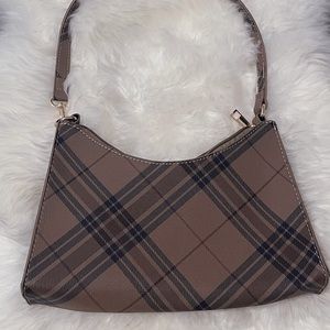 Cute Plaid Baguette Bag
